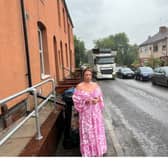 Emma Martin is dleighted she will be rehoused Credit: LDRS