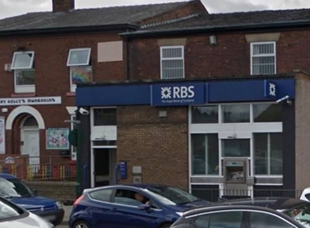 <p>The former RBS in Radcliffe set to become new flats Credit: Google</p>