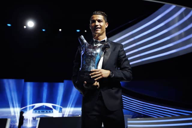 Cristiano Ronaldo has won the UEFA Men’s Player of the Year award more than any other player in history
