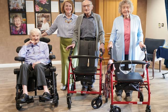 Residents at Belong Morris Feinmann shared their memories and stories for the new Holocaust exhibition. Photo: Gwen Riley Jones