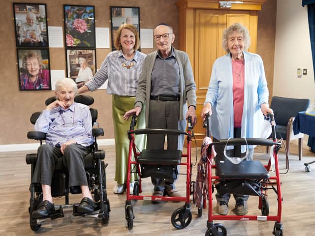 Residents at Belong Morris Feinmann shared their memories and stories for the new Holocaust exhibition. Photo: Gwen Riley Jones