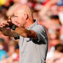 Erik ten Hag criticised his Manchester United players after the loss to Brentford. Credit: Getty.