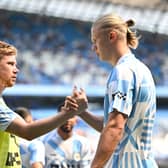 Kevin De Bruyne claims Erling Haaland can be dangerous without touching the ball. Credit: Getty.