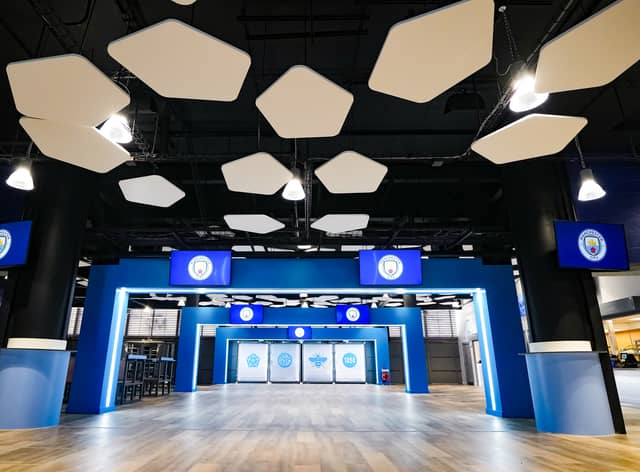 Manchester City’s new South Stand concourse. Credit: Manchester City.