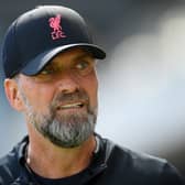 Jurgen Klopp might have just two attackers available for the clash with Manchester United. Credit: Getty.