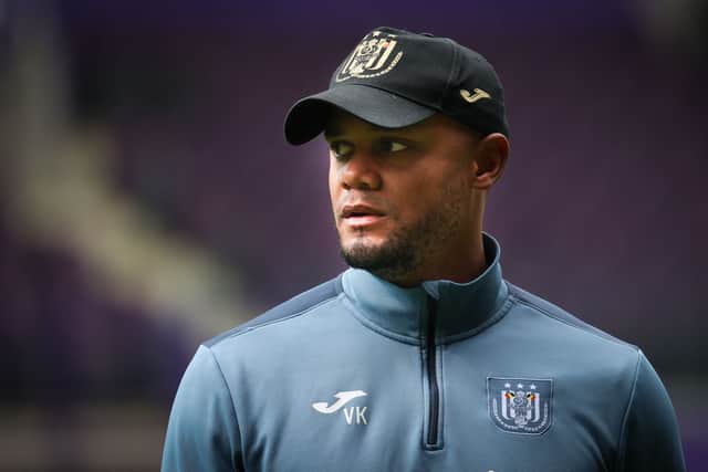 Kompany was Gomez’s manager at Anderlecht. Credit: Getty.
