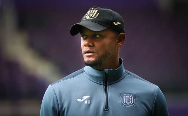 Kompany was Gomez’s manager at Anderlecht. Credit: Getty.