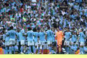 Manchester City will be looking to make it thre wins in three league games on Sunday. Credit: Getty. 