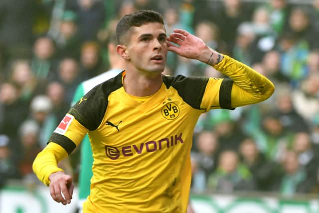 Christian Pulisic played for Borussia Dortmund before heading to Chelsea for £58 million in 2019