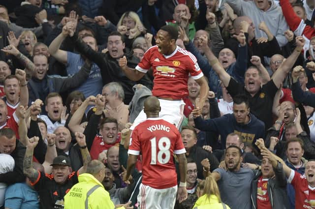 Martial sealed the win for United in 2015 with a memorable debut goal. Credit: Getty. 