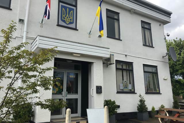 The Ukrainian Cultural Centre “Dnipro” in Cheetham Hill, Manchester. Credit: Sofia Fedeczko
