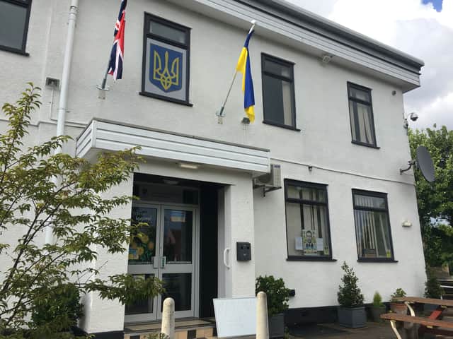 The Ukrainian Cultural Centre “Dnipro” in Cheetham Hill, Manchester. Credit: Sofia Fedeczko