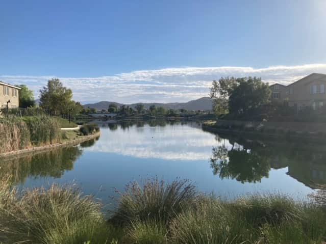A lake in California
