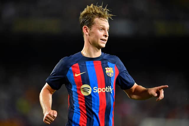 Is the Frenkie de Jong saga going to end soon for United? Credit: Getty.