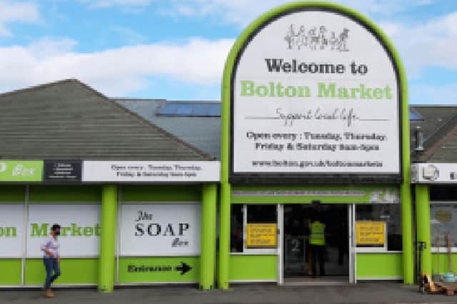 Bolton Market is to get a new food hall and outdoor market Credit: Google