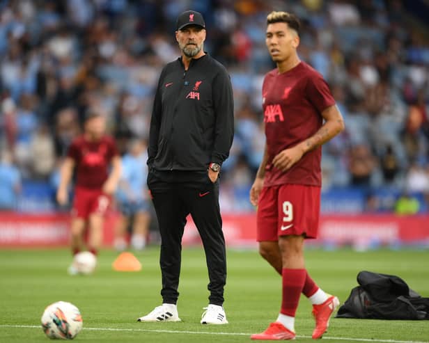 Jurgen Klopp said Roberto Firmino will be fit to face Manchester United. Credit: Getty.