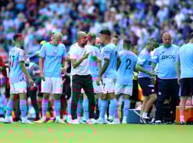 We’re predicting Pep Guardiola will make three changes against Newcastle. Credit: Getty.