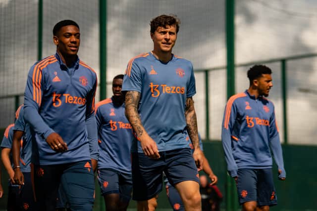 Martial and Lindelof missed the opening two games of the season. Credit: Getty.