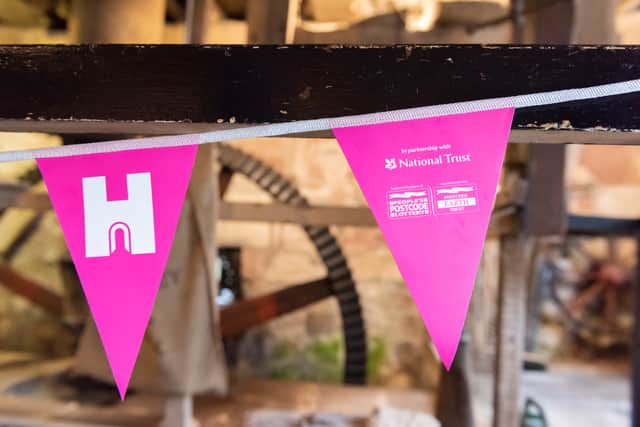 National Trust bunting at one of the venues for the Heritage Open Day 2022. Credit: Heritage Open Days / Paul Harris
