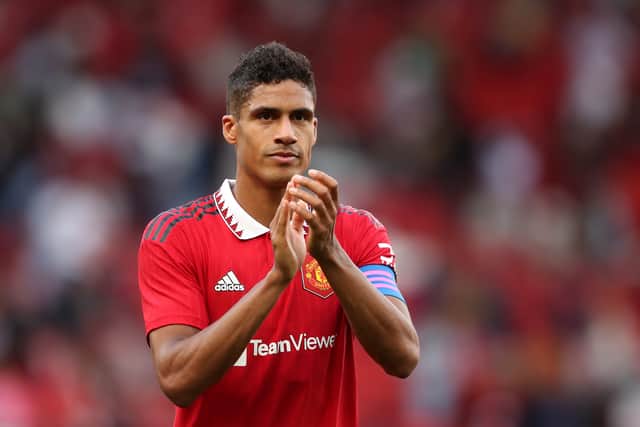 Varane could start for United on Monday. Credit: Getty.