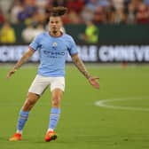 Pep Guardiola has hinted it will take a few weeks until Kalvin Phillips is regularly involved in the team. Credit: Getty.
