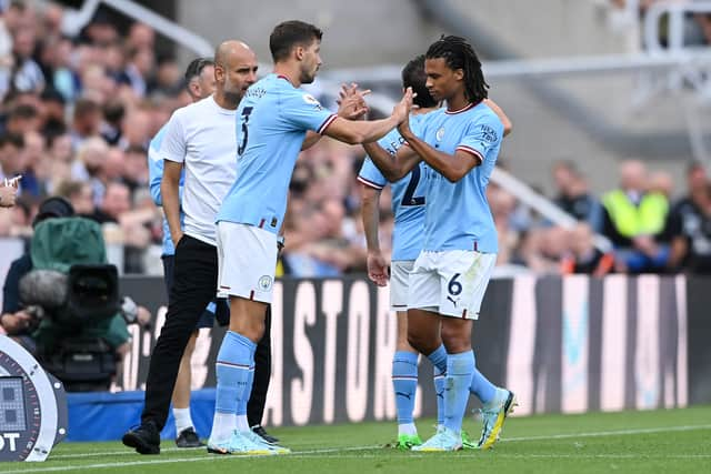 Nathan Ake picked up a knock in the 3-3 draw with Newcastle. Credit: Getty.