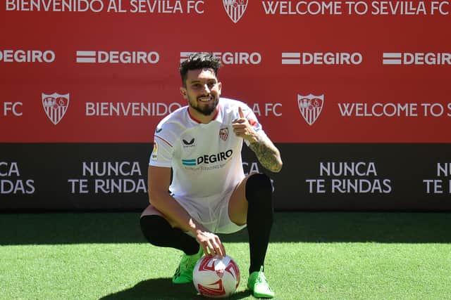 Telles has made two substitute appearances for Sevilla so far. Credit: Getty. 