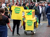 Anti-Glazer protests were organised ahead of Manchester United vs Liverpool. Credit: Getty.