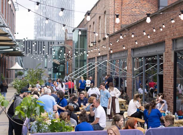 <p>Visitors enjoy a  day out at Manchester’s Great Northern Warehouse. Credit: Phil Tragen/Great Northern Warehouse</p>