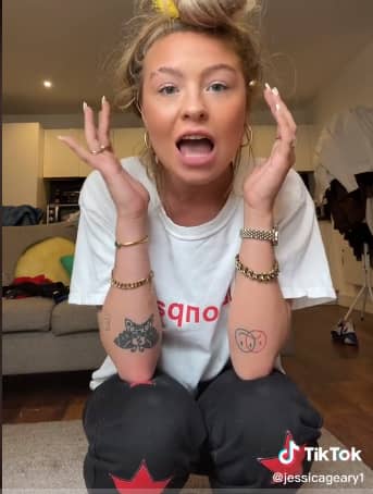 <p>Jessica Geary spoke out about problems renting in Manchester in this Tiktok video Credit: Jessica Geary/Tiktok</p>