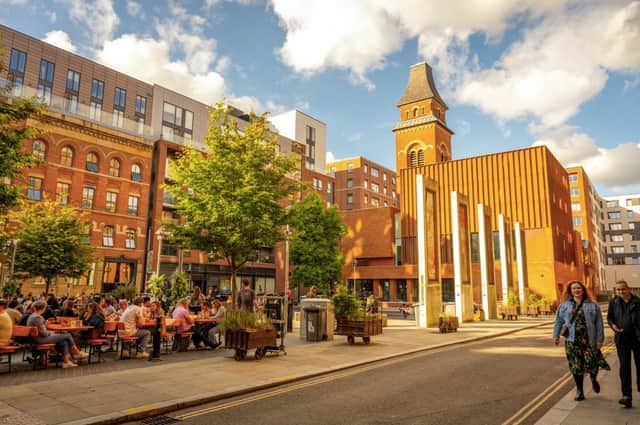 Cutting Room Square in Ancoats, Manchester. Credit: Manchester City Council.