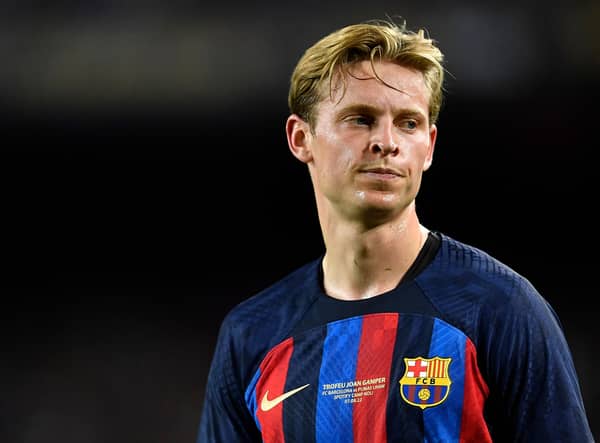 Frenkie de Jong is still being linked with a move to Manchester United. Credit: Getty.