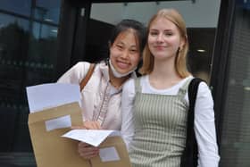 Students getting GCSE results Credit: Lee Davies, Co-op Academy Manchester  