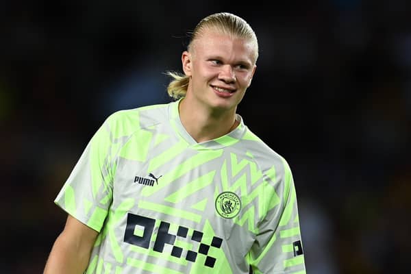 Glenn Hoddle claimed Erling Haaland is the ‘buy of the century’. Credit: Getty.