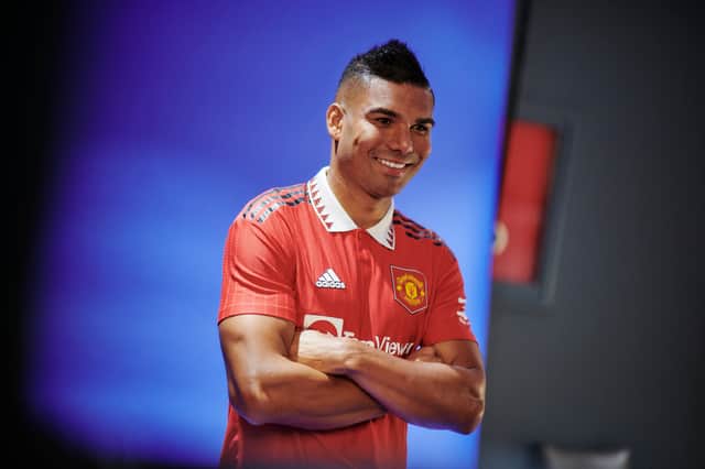 Casemiro will wear the No.18 jersey at Manchester United. Credit: Getty.