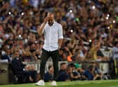 Pep Guardiola has several injury concerns ahead of Manchester City’s Premier League clash with Crystal Palace. Credit: Getty.