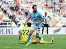 Here are the 10 best performing Manchester City players in the Premier League so far. Credit: Getty.