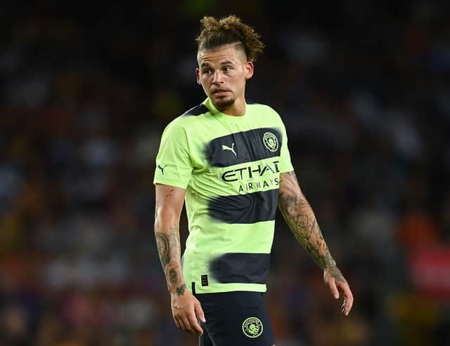 Kalvin Phillips is a doubt for Saturday’s game against Crystal Palace. Credit: Getty.