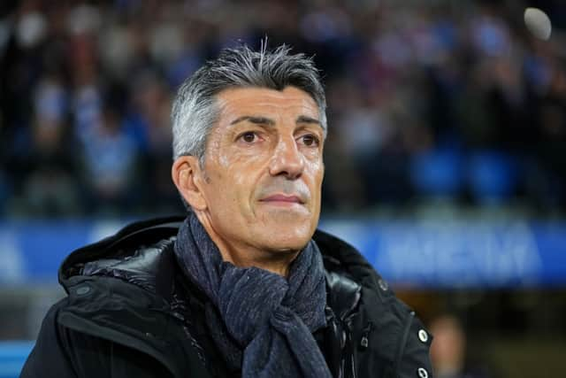 Real Sociedad boss Imanol Alguacil. (Photo by Juan Manuel Serrano Arce/Getty Images)