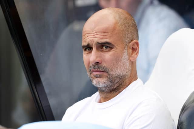 Guardiola said he is not sure who will be fit to play Palace. Credit: Getty.