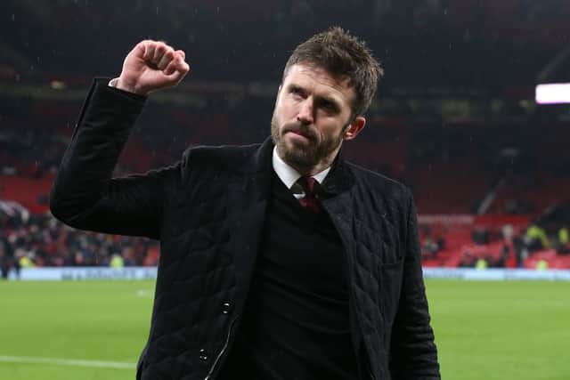 Carrick won two of three games in caretaker charge of United last year, drawing the other. Credit: Getty.
