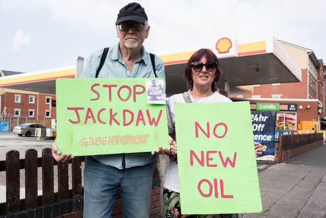 Campaigners demanded a halt to the Jackdaw field plans and said further exploration of oil sites needs to stop