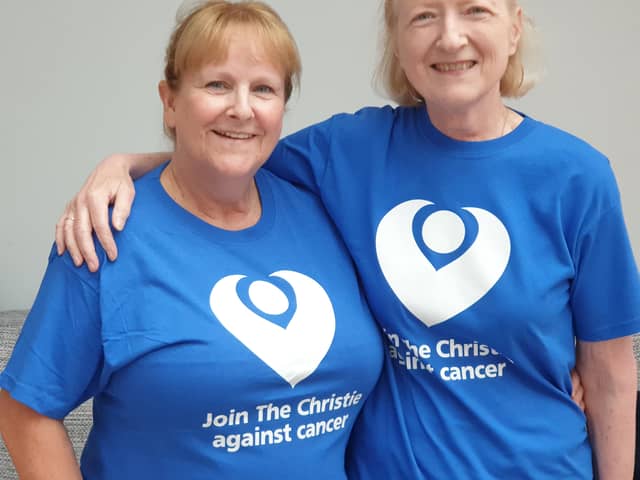 Julie Plaister (L) and Janice Harris. Credit: The Christie/Janice Harris