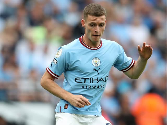 Gomez made his City debut on Saturday. Credit: Getty.