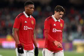 Erik ten Hag gave a fitness update on Anthony Martial and Victor Lindelof on Wednesday. Credit: Getty.