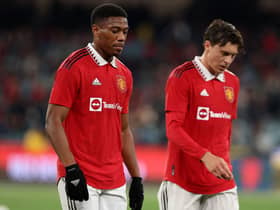 Erik ten Hag gave a fitness update on Anthony Martial and Victor Lindelof on Wednesday. Credit: Getty.
