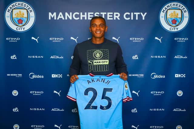 Akanji will wear the No.25 shirt. Credit: Manchester City.