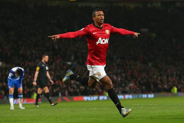 Nani spent eight years at United and scored 41 goals in 230 appearances. Credit: Getty.