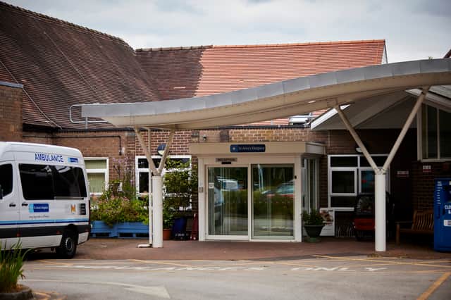 The entrance to the current St Ann’s Hospice at Heald Green. Credit: Mark Waugh Manchester Press Photography Ltd