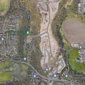 The proposed site for a 180-home estate in Offerton, Stockport. Credit: Google